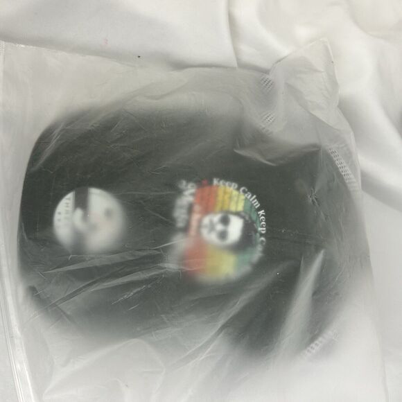 Johnny Depp Hat Trucker Baseball Cap Black Keep Calm & Have a Mega Pint 3in Mesh - Picture 2 of 8